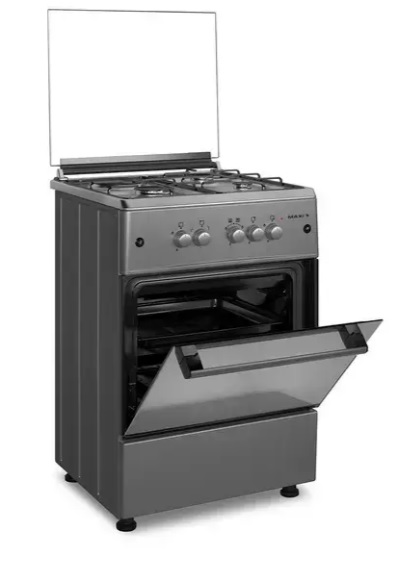 Maxi Gas Cooker 60x60 CM (4) Burners Black